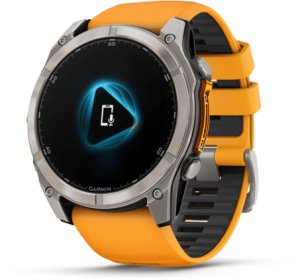 Zegarek sportowy Garmin Fenix 8 AMOLED Żółty  (010-02905-11) 4