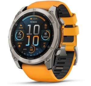 Zegarek sportowy Garmin Fenix 8 AMOLED Żółty  (010-02905-11) 1