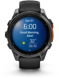 Zegarek sportowy Garmin Fenix 8 AMOLED Czarny  (010-02904-00) 2