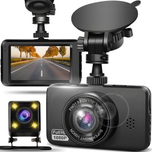 Kamera Retoo WIDEOREJESTRATOR SAMOCHODOWY + KAMERA COFANIA Z WYŚWIETLACZEM DASH CAM HDR 1