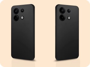 Hello Case ETUI DO XIAOMI REDMI NOTE 13 PRO 5G (GLOBAL) GUMOWE CZARNE MATOWE   SZKŁO 6
