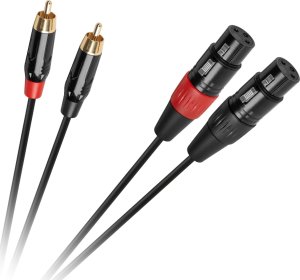 Kabel Cabletech Kabel połączeniowy Cabletech  XLR - 2RCA  1m 1