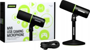 Shure Shure MV6 - Kardioidalny mikrofon dynamiczny USB-C dla graczy i streamerów 1