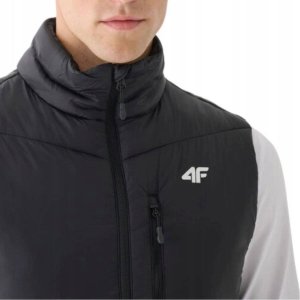 4f Bezrękawnik męski 4F czarna kamizelka sportowa r S 2