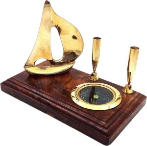 Giftdeco Elegancki zestaw na biurko - jacht i kompas 4