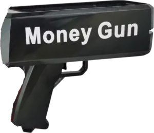 ProNice Pistolet Broń Strzelanie Plik Pieniędzy Banknoty Spust Dla Małego Bogacza 2