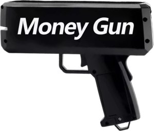 ProNice Pistolet Broń Strzelanie Plik Pieniędzy Banknoty Spust Dla Małego Bogacza 3