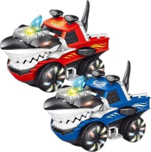 ProNice Interaktywny Rekin Samochód Terenowy Auto Dla Dzieci Światełka Dźwięki 7