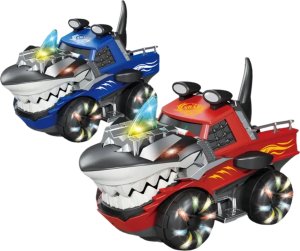 ProNice Interaktywny Rekin Samochód Terenowy Auto Dla Dzieci Światełka Dźwięki 8