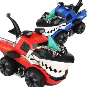 ProNice Interaktywny Rekin Samochód Terenowy Auto Dla Dzieci Światełka Dźwięki 9