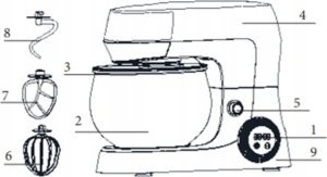 Robot planetarny Maestro Robot planetarny MAESTRO MR-558 6