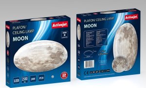Lampa sufitowa Activejet Plafon sufitowy LED Activejet AJE-MOON 24W 8