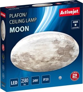 Lampa sufitowa Activejet Plafon sufitowy LED Activejet AJE-MOON 24W 9