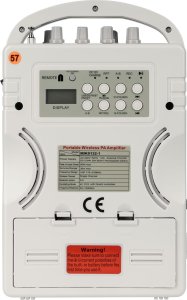 Mikrofon Rebel Mikrofon z wzmacniaczem zestaw przenośny SH222UBT 3