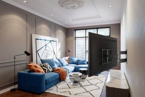 Vogels TVM 5445 Elite Wandhalterung Schwarz 9