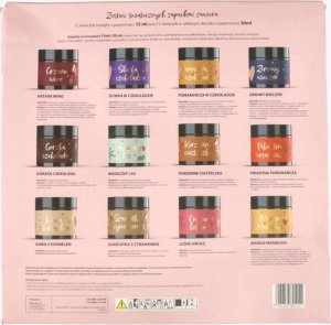 Alkotest HISKIN_SET Kalendarz adwentowy z świątecznymi świecami 12szt 2