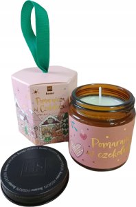 HiSkin HISKIN_Świeca sojowa Pomarańcza w Czekoladzie 100g 4