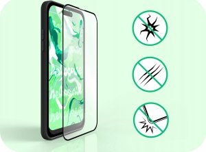 Hello Case Szkło Hybrydowe do Apple iPhone 16 (szybka 9H, pełne 5D, ochronne, folia) 2