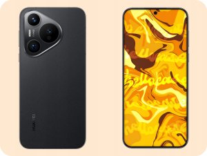 Hello Case ETUI DO HUAWEI PURA 70 GUMOWE OBUDOWA CZARNE MATOWE SILIKON POKROWIEC SLIM 3