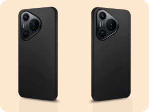 Hello Case ETUI DO HUAWEI PURA 70 GUMOWE OBUDOWA CZARNE MATOWE SILIKON POKROWIEC SLIM 6