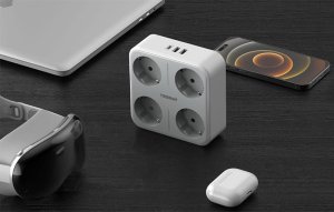 Tessan Gniazdko ścienne Tessan TS-302-DE-C 2