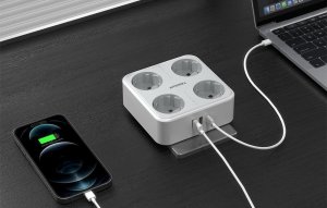 Tessan Gniazdko ścienne Tessan TS-302-DE-C 3