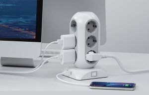 Tessan Listwa zasilająca TESSAN TPS02-DE-C 2