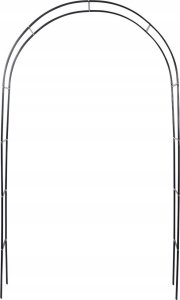 Vilde Pergola ogrodowa, metalowa, 145x235cm, czarna 7