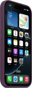Apple Apple iPhone 16 Pro Silikoninis dėklas with MagSafe - Plum 3