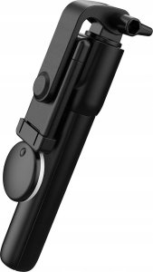 Selfie stick Hurtel Selfie stick WR1YXS teleskopowy tripod 0.71m z okrągłą lampą - czarny 5