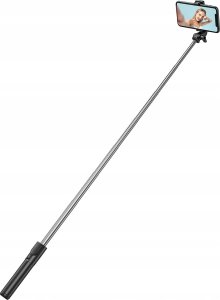 Selfie stick Hurtel Selfie stick WHS1Y teleskopowy tripod 1m z uchwytem na telefon - czarny 1