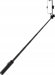 Selfie stick Hurtel Selfie stick WC1Y2S teleskopowy tripod 1.3m ze stopu aluminium z uchwytem na telefon - czarny 1