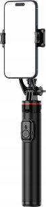 Selfie stick Hurtel Selfie stick WC1Y2S teleskopowy tripod 1.3m ze stopu aluminium z uchwytem na telefon - czarny 4