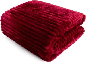 LOZKOHOLICY.PL Sp.z o.o. Sp. K. Koc 160 x 200 Mikrofibra Tłoczona Ardea Pasy 62 2