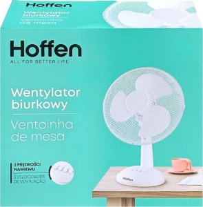 Wentylator Hoffen Wiatrak - Wentylator biurkowy Hoffen 35W - Biały 3