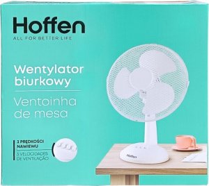 Wentylator Hoffen Wiatrak - Wentylator biurkowy Hoffen 35W - Biały 5
