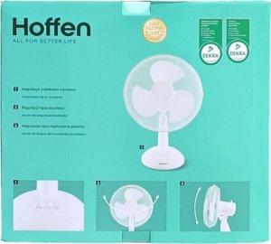 Wentylator Hoffen Wiatrak - Wentylator biurkowy Hoffen 35W - Biały 6
