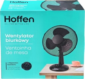 Wentylator Hoffen Wiatrak - Wentylator biurkowy 35W - Czarny 3
