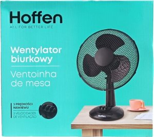 Wentylator Hoffen Wiatrak - Wentylator biurkowy 35W - Czarny 5