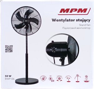 Wentylator mPTech Wiatrak - Wentylator podłogowy MPM BWP-06 - 50W 5