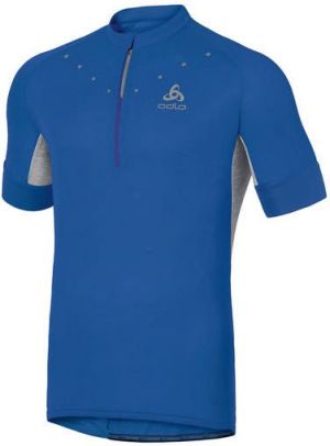 Odlo Koszulka męska Stand-up collar s/s 1/2 zip ISOLA niebieska r. M (410912) 1