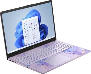 Laptop HP Laptop do biura HP 15-fc0654 / 9A0T8UA / AMD Silver 7120U / 4GB / SSD 128GB / Radeon / HD / Dotyk / Win 11 / Fioletowy 4