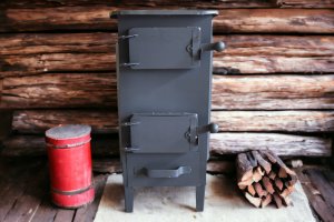 TopStoc Piec Piecyk SZAMOTOWY Koza ARES + ZESTAW RUR ATEST POLSKA produkcja 4