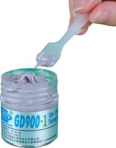 Pasta termoprzewodząca Pasta Termoprzewodząca w słoiczku wraz z Szpatułką GD900-1 6W/mK 4