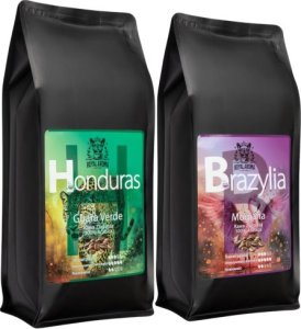 Kawa ziarnista Royal Aroma Coffee Kawa Ziarnista 1kg x2 Honduras + Brazylia Mogiana 100% Arabica Świeżo Palona Royal Aroma Coffee 1