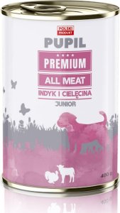 Pupil Premium Karma mokra dla psa PUPIL Premium All Meat JUNIOR indyk i cielęcina 400 g 1