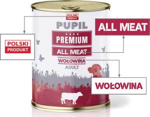 Pupil Premium Karma mokra dla psa PUPIL Premium All Meat ADULT wołowina 800 g 2