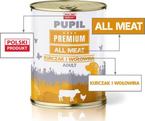Pupil Premium Karma mokra dla psa PUPIL Premium All Meat ADULT kurczak i wołowina 800 g 2