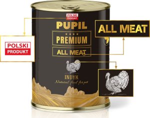 Pupil Premium Karma mokra dla psa PUPIL Premium All Meat GOLD indyk 800 g 2