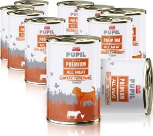 Pupil Premium Karma mokra dla psa PUPIL Premium All Meat JUNIOR kurczak i wołowina 10 x 400 g 1